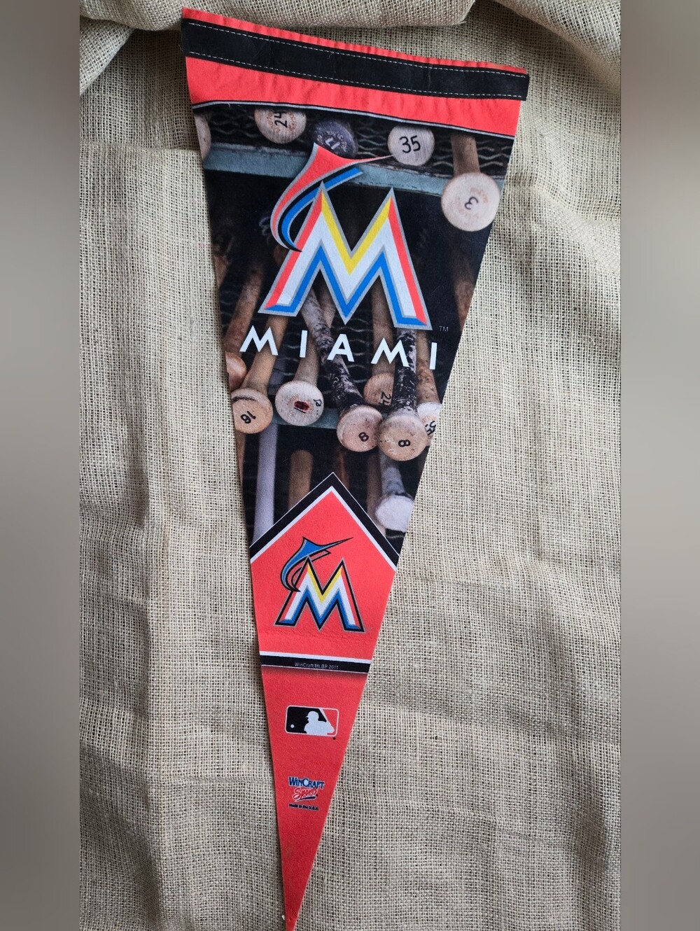 Vintage Miami Marlins Pennant